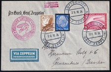 Zeppelin LZ 127 - 11. Rejs po Ameryce Południowej 1934 – poczta pokładowa