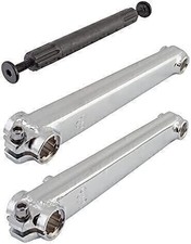 SE BIKES Set braccio pedivella BMX V-Ridge 180 3pz 19Mmx8T Spline Cp con asse BB