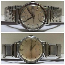 Timex MARLIN 1976 carica manuale 26851 02776 & 1965 Timex Marlin 21j carica manuale
