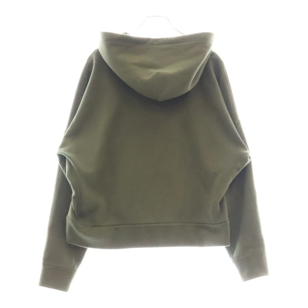 Felpa con cappuccio zip MONCLER 19aw MAGLIA CARDIGAN logo nastro kaki usata 091d4beb1f