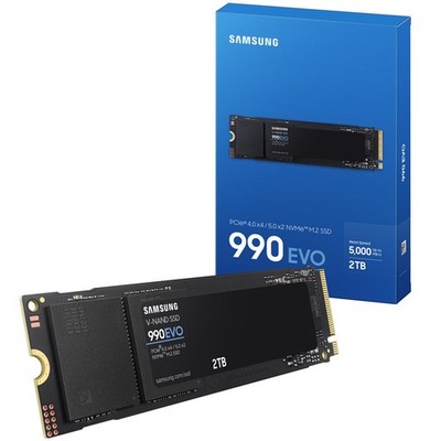 Samsung SSD 990 Evo M.2 NVMe PCIe BE P 2TB Internal M.2 2280MZ-V9E2T0BW