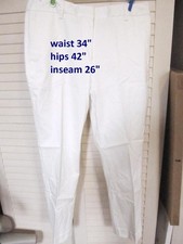 NWT Land's End Mid Rise Straight Leg Chino Ankle/Crop Pants Size 10