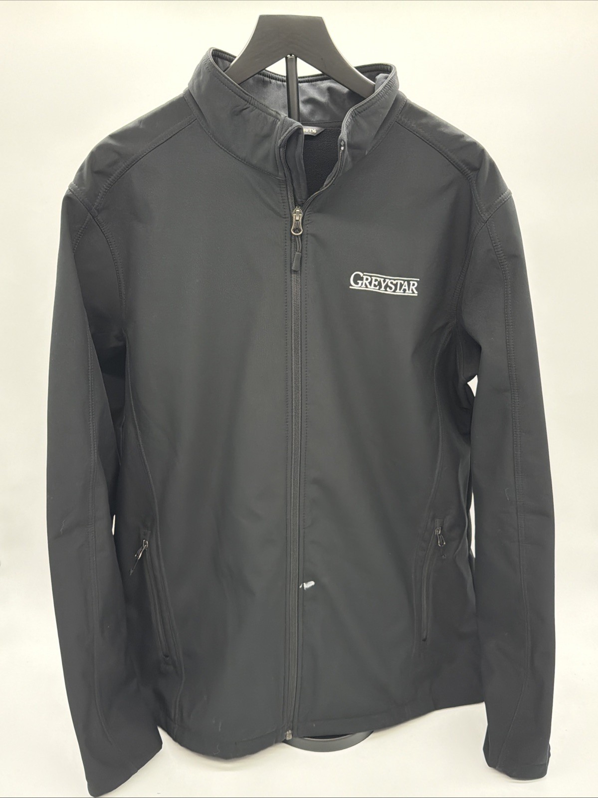 Men&rsquo;s Xlt Black Polyester Spandex Greystar Zip