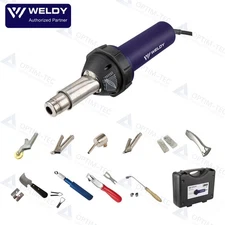 Weldy 1600W Hot Air Torch Plastic Welding Gun Welder Tools Flooring Welding Kit