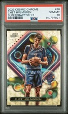 2023 Topps Cosmic Chrome Chet Holmgren Superfractor #86