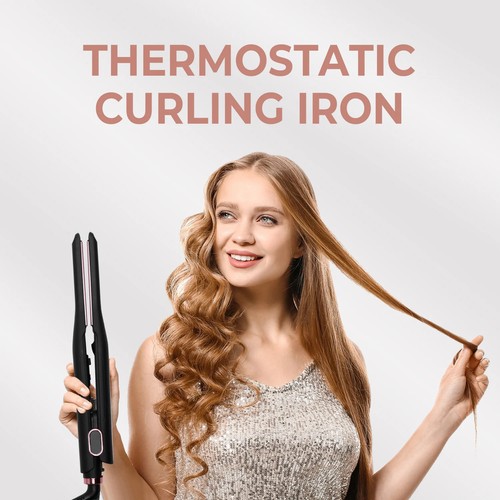 3/10 Inch Pencil Flat Iron Small Flat Irons for Hair Ceramic Hair Straightener - Picture 16 of 18