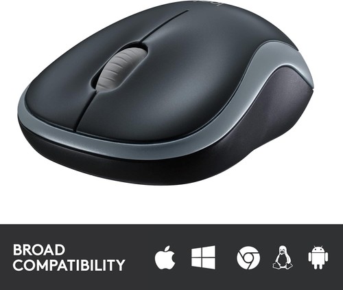 Logitech M185 Wireless Mouse, 2.4GHz with USB Mini Receiver, 12-Month Battery Li - Picture 6 of 10
