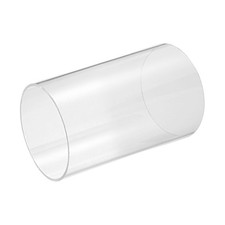 Clear Rigid Acrylic Pipe 80mm ID x 90mm OD 4" Round Clear Plastic Tube