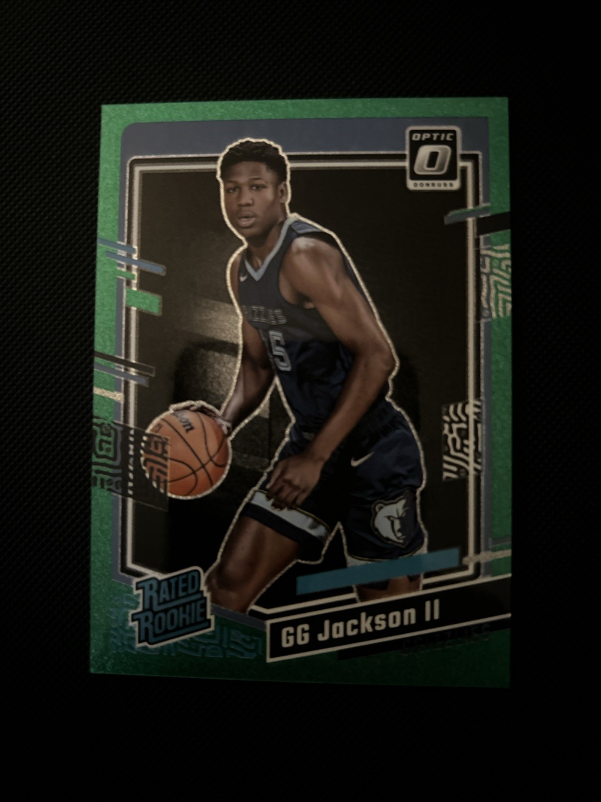 2023-24 Optic GG Jackson Green Glitter /77 SP Rated Rookie