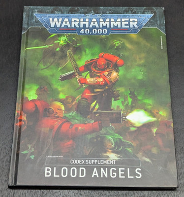 Warhammer 40k Blood Angels Codex Supplement Hardcover, 10. Edition