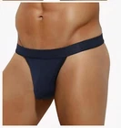 Casey Kevin Men’s Thong Underwear  Low Rise Stretch Bikini Brief  Dark Blue