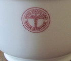 Vintage UNITED STATES ARMY MEDICAL DEPARTMENT Carr China Co. Bowl w/ Lid Sugar — photo 2