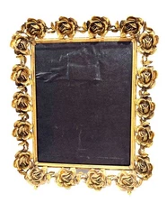 Free Standing Gold Gilded Roses Baroque Rococo Photo 8x10 Picture Frame *DBTu