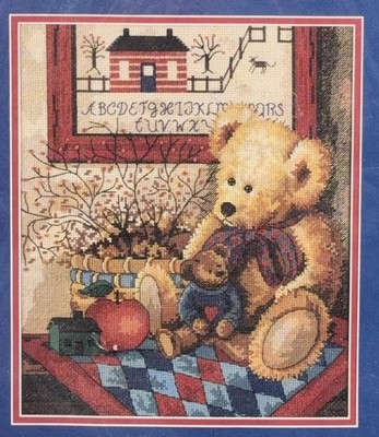 NEW Sunset Old Teddies Counted Cross Stitch Kit #13653 by Dimensions 10''x12'' 