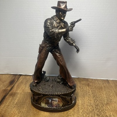 The Bradford Exchange No.A0292 Taming The West JOHN WAYNE COLLECTION Statue
