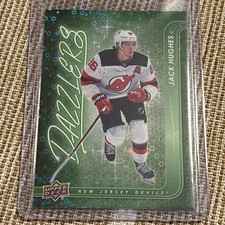 Jack Hughes Upper Deck Hockey Dazzlers Plus 6 Lot NHL see pics