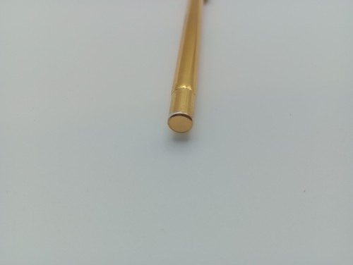 Vintage Pen Unipenco Kraft Green Bay WI 54305 Gold Tone Black Slim PO Box 40 - Picture 8 of 8