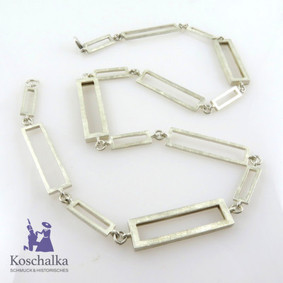 Vintage Designer der 70er Jahre Collier aus 925er Silber 48 cm (E3854)