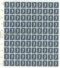 United States 40¢ Thomas Paine Postage Stamp #1292 Untagged MNH Full Sheet