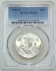 1951-S Franklin Half Dollar PCGS MS64 99% FBL PQ Just Graded New Holder #Y26P