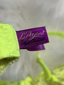 Lot 2 Agent Provocateur Beige Flowers &ndash; Size S 32c / Neon Green S 32C
