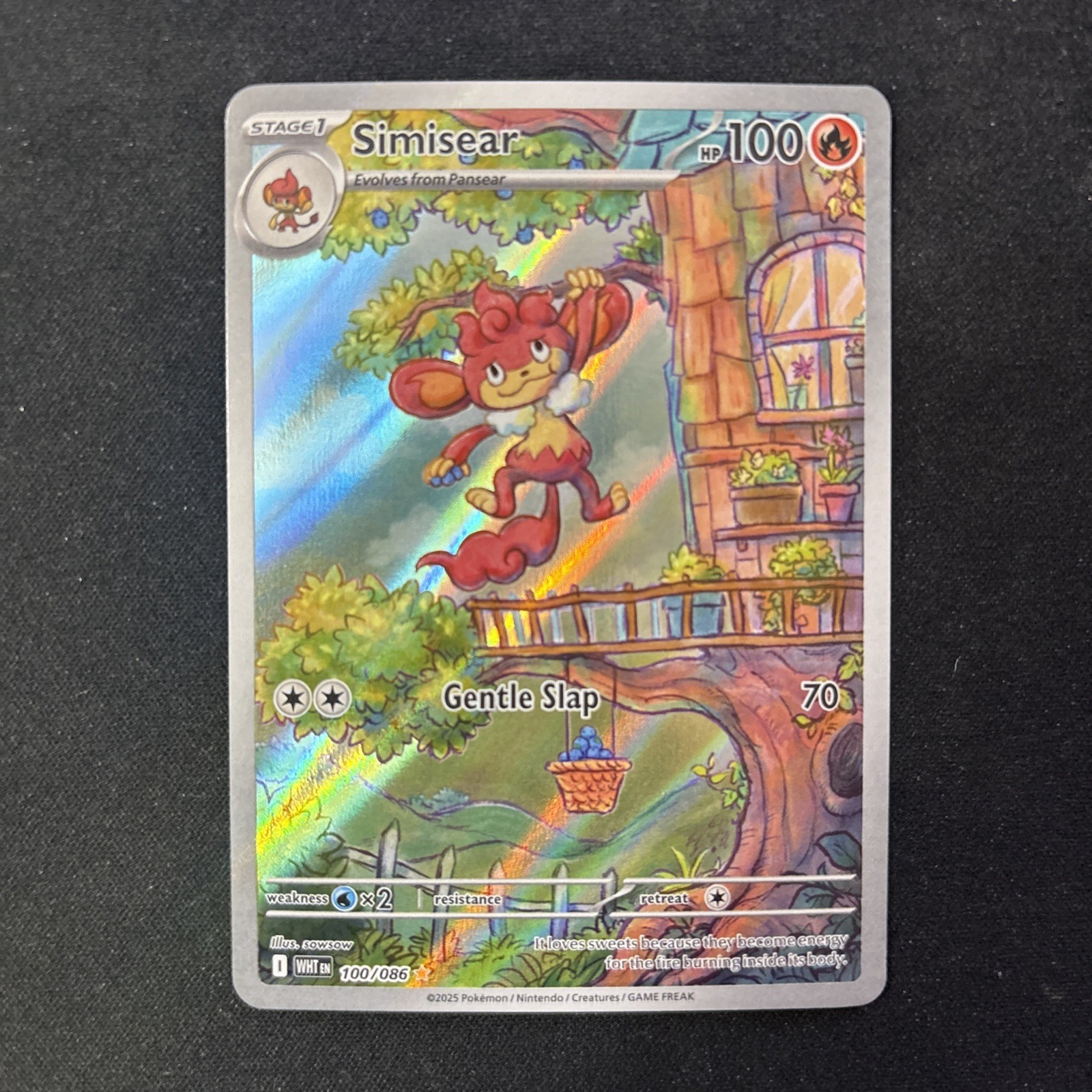 Simisear Illustration Rare SV: White Flare 100/086 NM