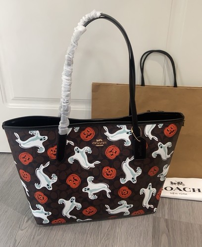 CCE69 City Tote Pumpkin Halloween Holidays
