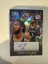 Trendon Watford 2023-24 Panini NBA Hoops Premium Stock Hoops Ink Auto Ice #4969
