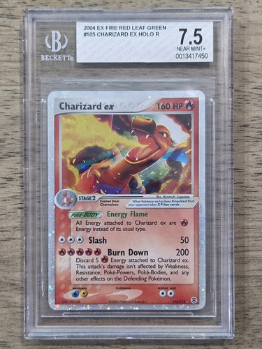 Charizard ex graded BGS 7.5 for sale on eBay