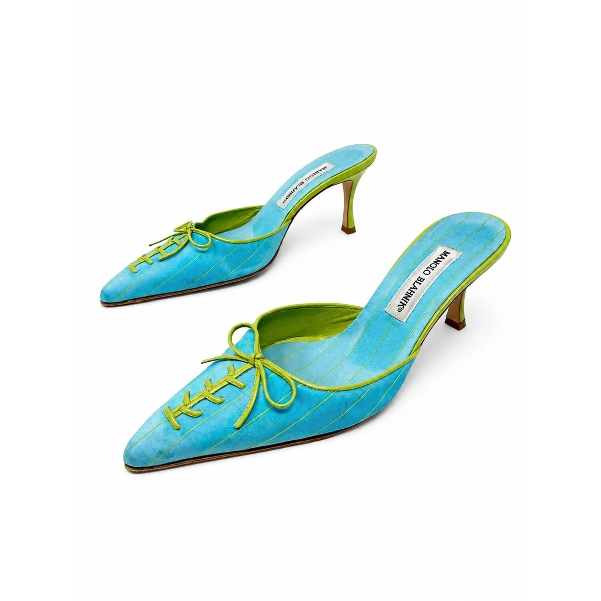 Manolo Blahnik Women's Striped Heels for sale | eBay