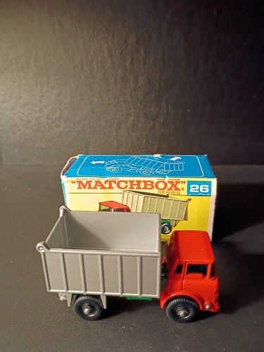 Matchbox #26C GMC Tipper Truck 1968 In Original F2 Box - Picture 4 of 20