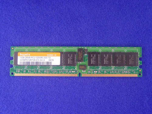Dell G2196 1GB PC2-3200R 2rx8 Server Memory Module vt