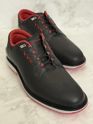 Nike Air Jordan ADG 5 Golf Shoes Black Red FQ7874-001 Men display picture 3