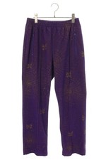 Needles Size: S QV330 Pile jacquard track long pants purple 800152 BS99 M