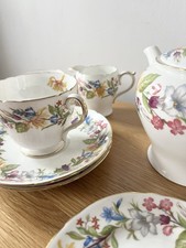 SHELLEY England Spring Bouquet Vintage Tea Set – Excellent Condition