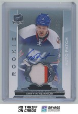 2014-15 Upper Deck The Cup Rookie Auto Patch Griffin Reinhart /249 #130 New York