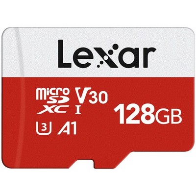 Lexar 128GB Micro SD Karte E Serie, microSDXC UHS-I Flash 128GB, x1 