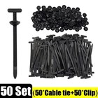 Nylon Universal Cable Tie Buckle, Heavy Duty Self-Locking Nylon Zip Ties Holder