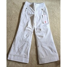 Obermeyer Brooke Ski Pant Teen Girl's XS White Insulated NWT