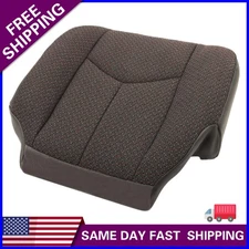 For 2003-2007 Chevy Silverado 1500 2500 HD Driver Bottom Cloth Seat Cover Gray