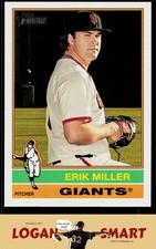 Erik Miller 2025 Topps Heritage #558 San Francisco Giants