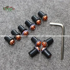 Fit For KAWASASI Windshield Mount Hardware 10pcs Windshield Screw Nut Bolts