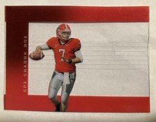 2009 SPx Shadow Box Matthew Stafford Print Proof Georgia Bulldogs Rookie  RARE