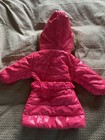 girls  3  3  3  3 Heart ski jacket 18 months parka fur hooded snow coat Hot Pink — photo 8
