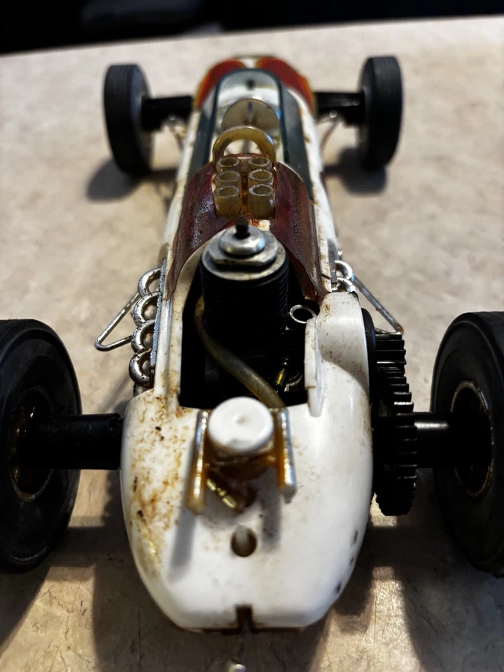 Vintage 1970s Testors USA Gas Powered Indy 500 Tether Sprite Race Car 22 - Image 3 of 4