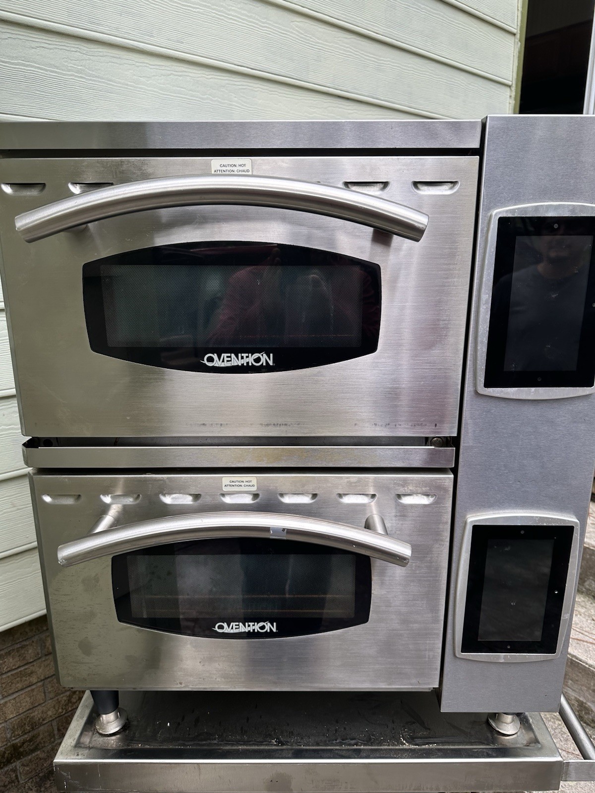 Used Ovention Double MILO MILO2-16 High Speed Impingement/Infrared Oven 4Pickup