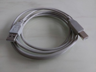 Computer Rechner USB 2.0 Adapter Kabel - Type A-B M/M, 1,8m Grau Neu mit OVP
