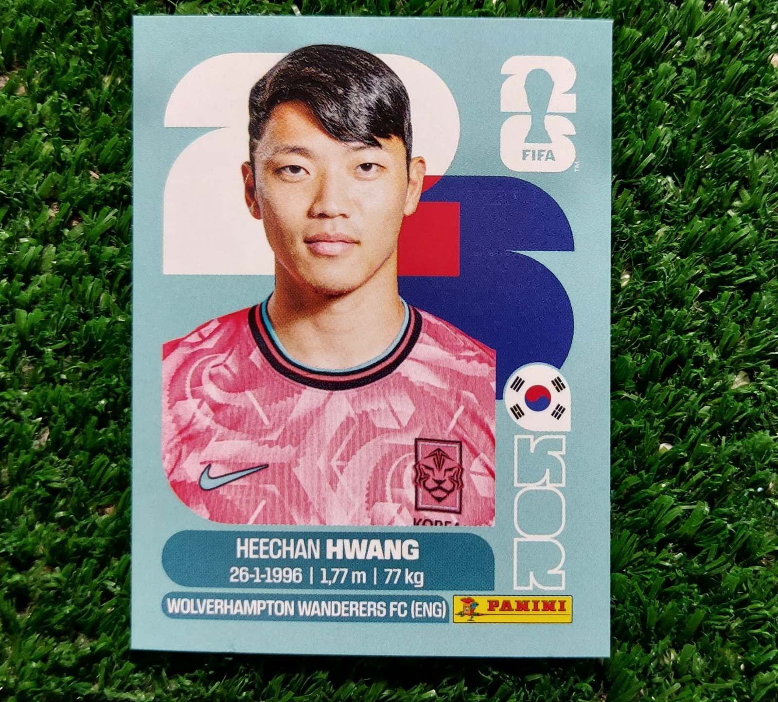FIGURINA CALCIATORI PANINI USA 2026 WC KOREA KOR19 HWANG WORLD ALBUM ⚽️