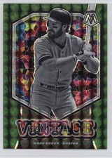 2021 Panini Mosaic Vintage Green Mosaic Prizm Wade Boggs #V5 HOF 1rv8