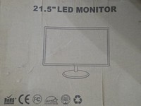 LED HD HDMI MONITOR 21.5″ HDMI/VGA 16:9, Vigilant VISION (PD215ECO), Black,